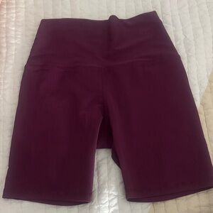 Women's High-Rise Plum Bike Shorts